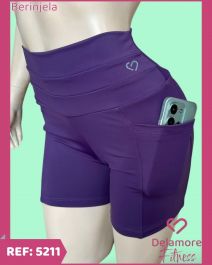 SHORT FITNESS COM BOLSOS LATERAIS