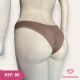 TANGA DE TACTEL LISA COM VIES