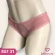 TANGA DE TACTEL RENDA FRENTE LATERAL DETALHE FRANZIDO