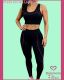 CONJUNTO TOP E CALCA FITNESS COM DETALHE FRISO