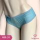 TANGA DE TACTEL RENDA FRENTE LATERAL DETALHE FRANZIDO