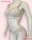 CONJUNTO SUTIA TOP BOJO REMOVIVEL FRANZIDO COM RENDINHA