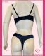 CONJUNTO PRE MOLDADO CORPO RENDA COM BOJO CONFORT MONO E FIO DUPLO