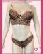 CONJUNTO TRIO CROPPED DE RENDA COM FIO E TANGA