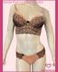 CONJUNTO TRIO CROPPED DE RENDA COM FIO E TANGA