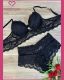 CONJUNTO DE RENDA SOUTIEN TIPO CROPPED CALCINHA CALECON
