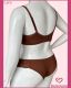 CONJUNTO TRIO PLUS SIZE PRE MOLDADO TACTEL REFORCADO COM RENDA, FIO DUPLO E TANGA