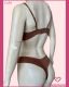 CONJUNTO TRIO DE TACTEL COM RENDA RECORTES