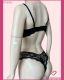 STRAPPY BRA. CONJUNTO PRE MOLDADO SO RENDA STRAPPY BRA FRONTAL COM STRASS E FIO RENDA