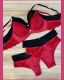 CONJUNTO TRIO PRE MOLDADO TACTEL BASE DE ESPUMA COM RENDA