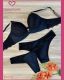 CONJUNTO TRIO PRE MOLDADO TACTEL BASE DE ESPUMA COM RENDA
