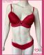 CONJUNTO TRIO PRE MOLDADO TACTEL BASE DE ESPUMA COM RENDA
