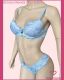 CONJUNTO TRIO PRE MOLDADO SO RENDA FORRADO DE TACTEL FIO E TANGA
