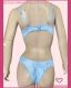 CONJUNTO TRIO PRE MOLDADO SO RENDA FORRADO DE TACTEL FIO E TANGA