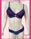 CONJUNTO TRIO PRE MOLDADO SO RENDA FORRADO DE TACTEL BOJO MONO FIO E TANGA