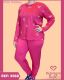 CONJUNTO PIJAMA ADULTO FEMININO DE MALHA SUEDINE ESTAMPADO