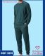 CJ. PIJAMA MASCULINO EM MALHA PERUANA COM MANGA COMPRIDA