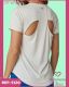 BLUSA FITNESS BABY LOOK COM DETALHE COSTA