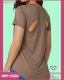 BLUSA FITNESS BABY LOOK COM DETALHE COSTA
