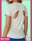 BLUSA FITNESS BABY LOOK COM DETALHE COSTA