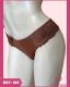 TANGA DE TACTEL COM RENDA LATERAL FORRADA