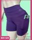 SHORT FITNESS COM BOLSOS LATERAIS