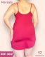CJ. CAMISOLA DE LIGANETE BOJO PRE RENDA CORTINA