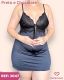 CJ. CAMISOLA DE LIGANETE BOJO PRE RENDA CORTINA