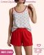 CJ SHORT DOOL REGATA EM MALHA ESTAMPADA