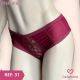 TANGA DE TACTEL RENDA FRENTE LATERAL DETALHE FRANZIDO