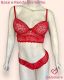 CONJUNTO RENDADO SOUTIEN CROPPED CALCINHA FIO FORRADA