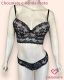 CONJUNTO RENDADO SOUTIEN CROPPED CALCINHA FIO FORRADA