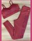 CONJUNTO FITNESS TOP COM BOJO E CALÇA LEGGING COM BOLSOS LATERAIS E DETALHES EM DRY FIT