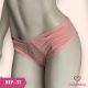 TANGA DE TACTEL RENDA FRENTE LATERAL DETALHE FRANZIDO