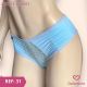 TANGA DE TACTEL RENDA FRENTE LATERAL DETALHE FRANZIDO