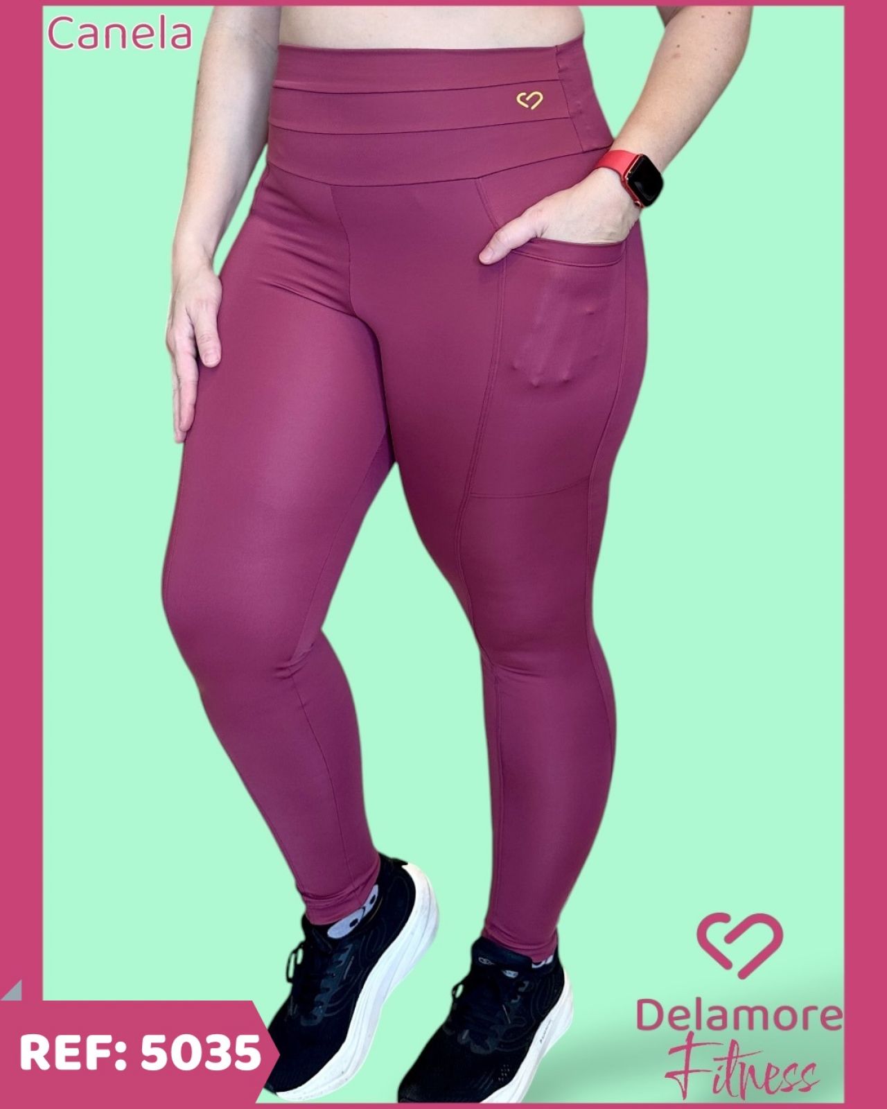 CALCA FITNESS COM BOLSO