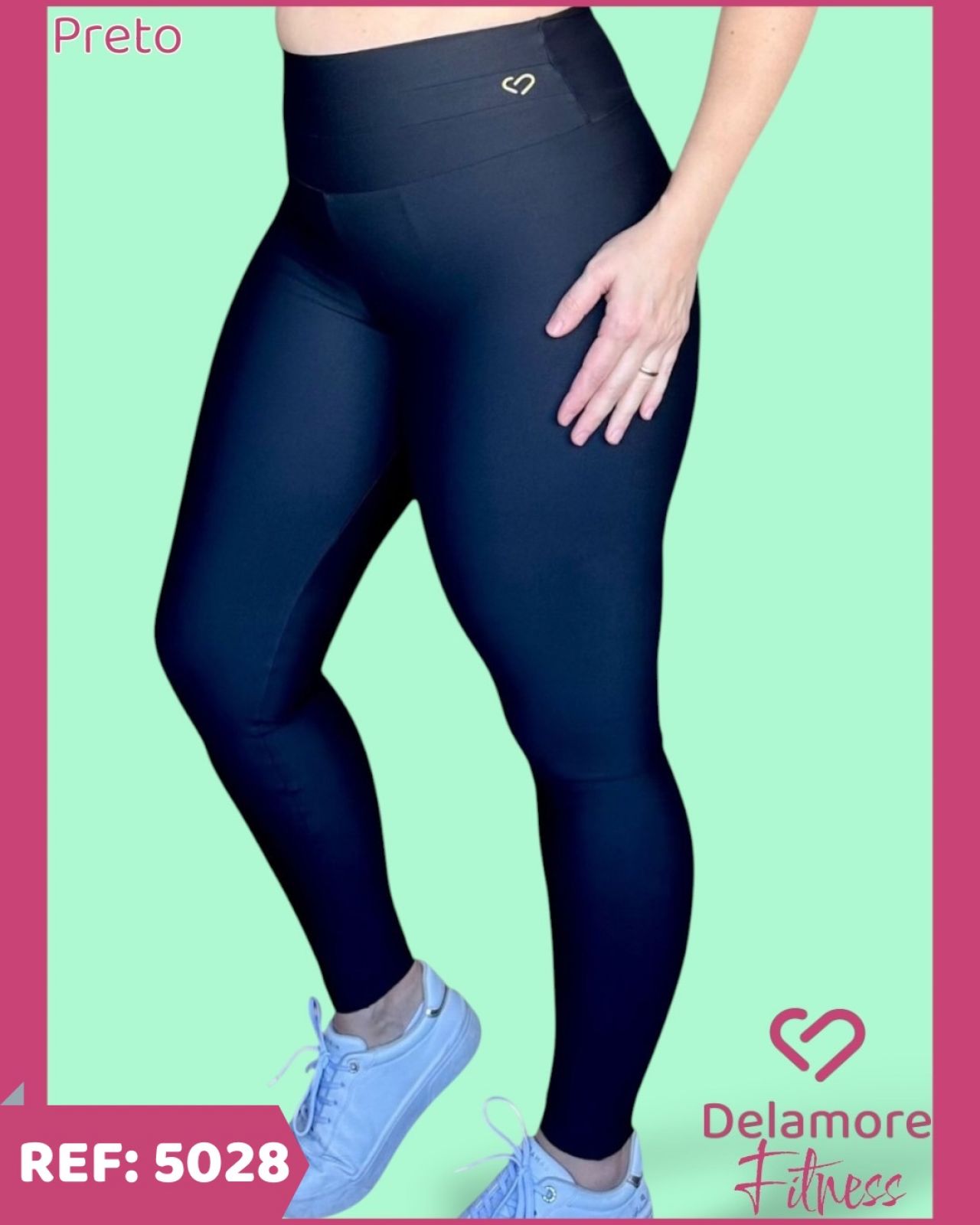 CALÇA LEGGING MODELADORA COM CÓS ALTO, TRIPLO
