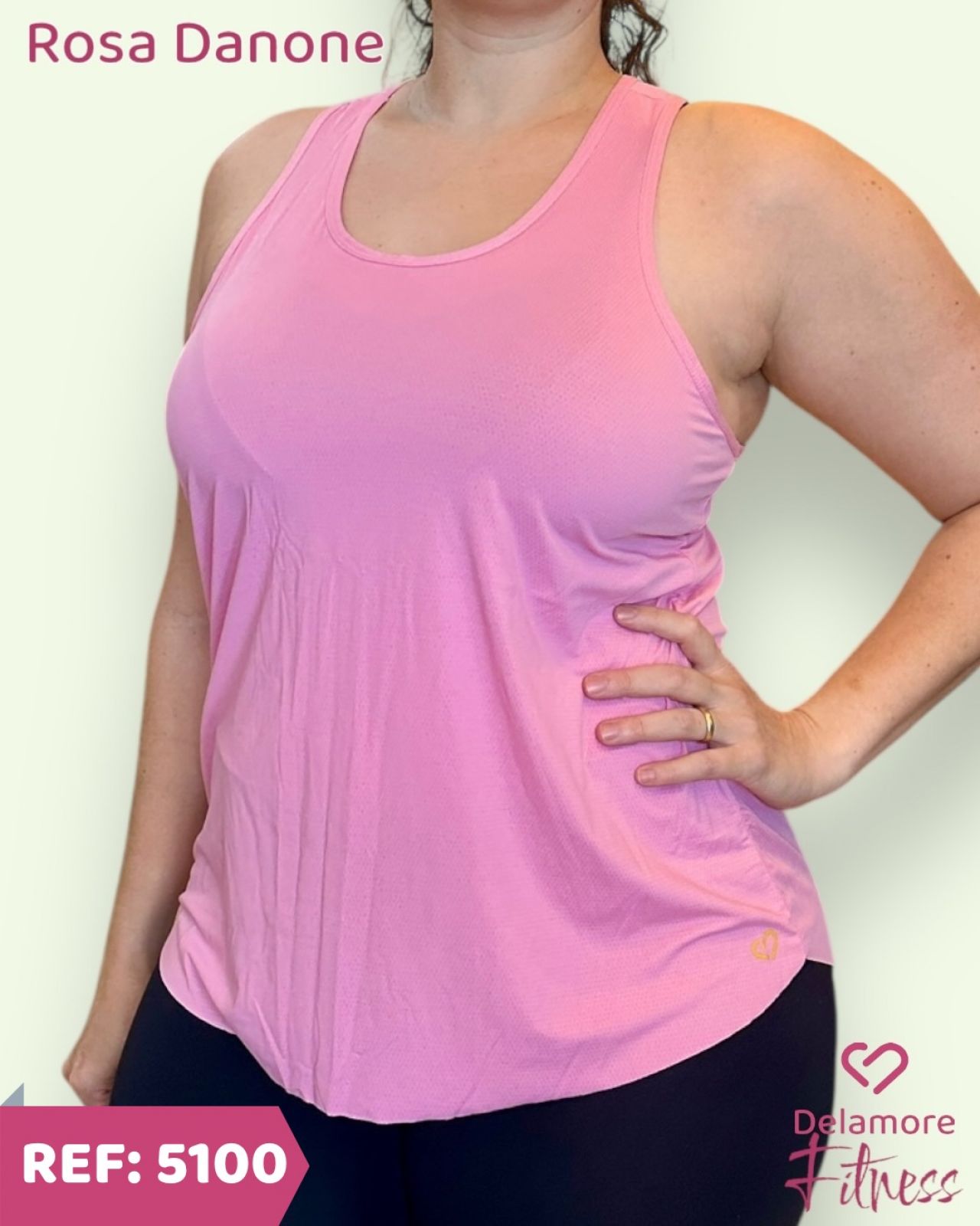 REGATA FITNESS JACQUARD COM DETALHE COSTA