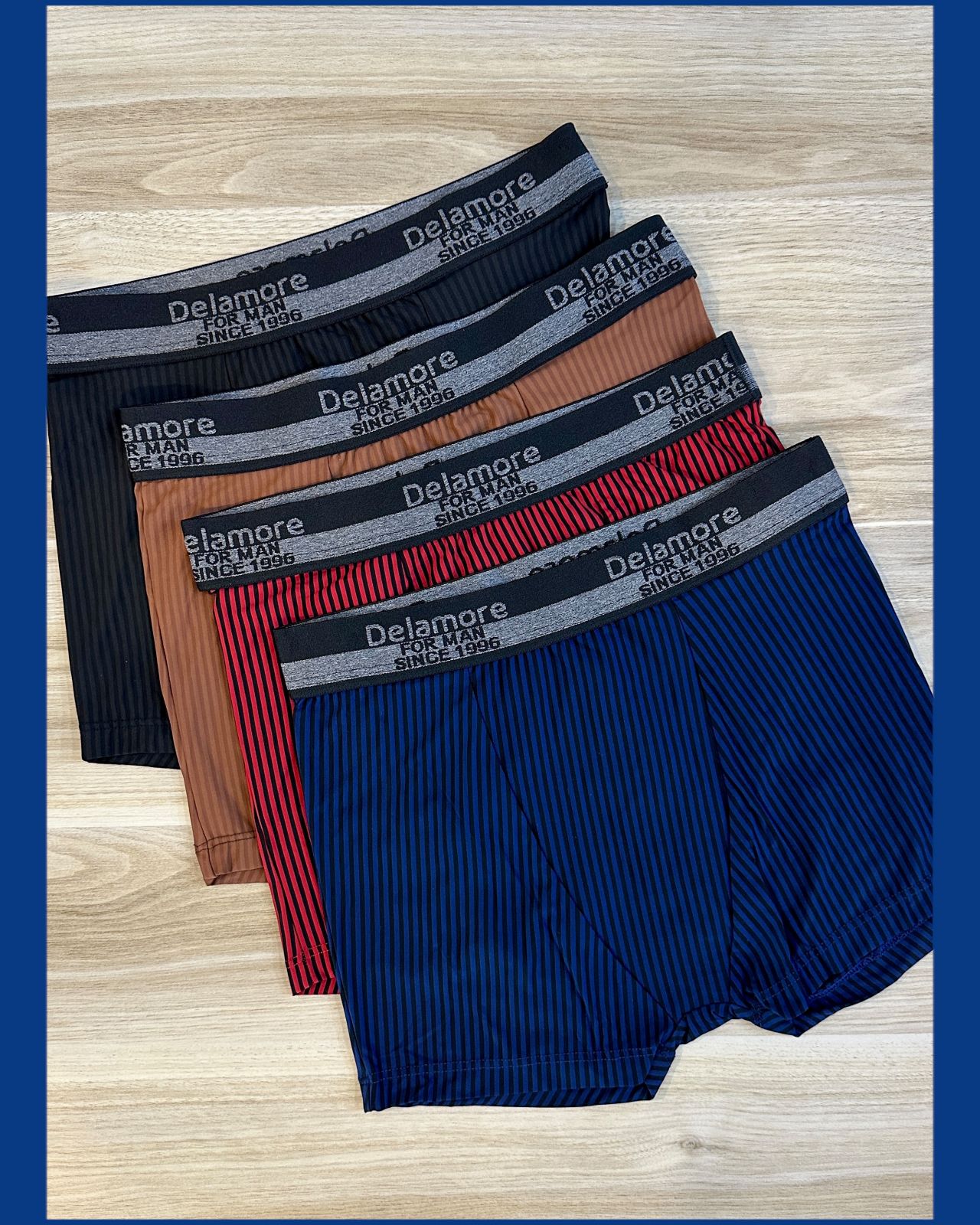 CUECA BOXER DE MICROFIBRA COM PERNA CURTA ELASTICO PERSONALIZADO