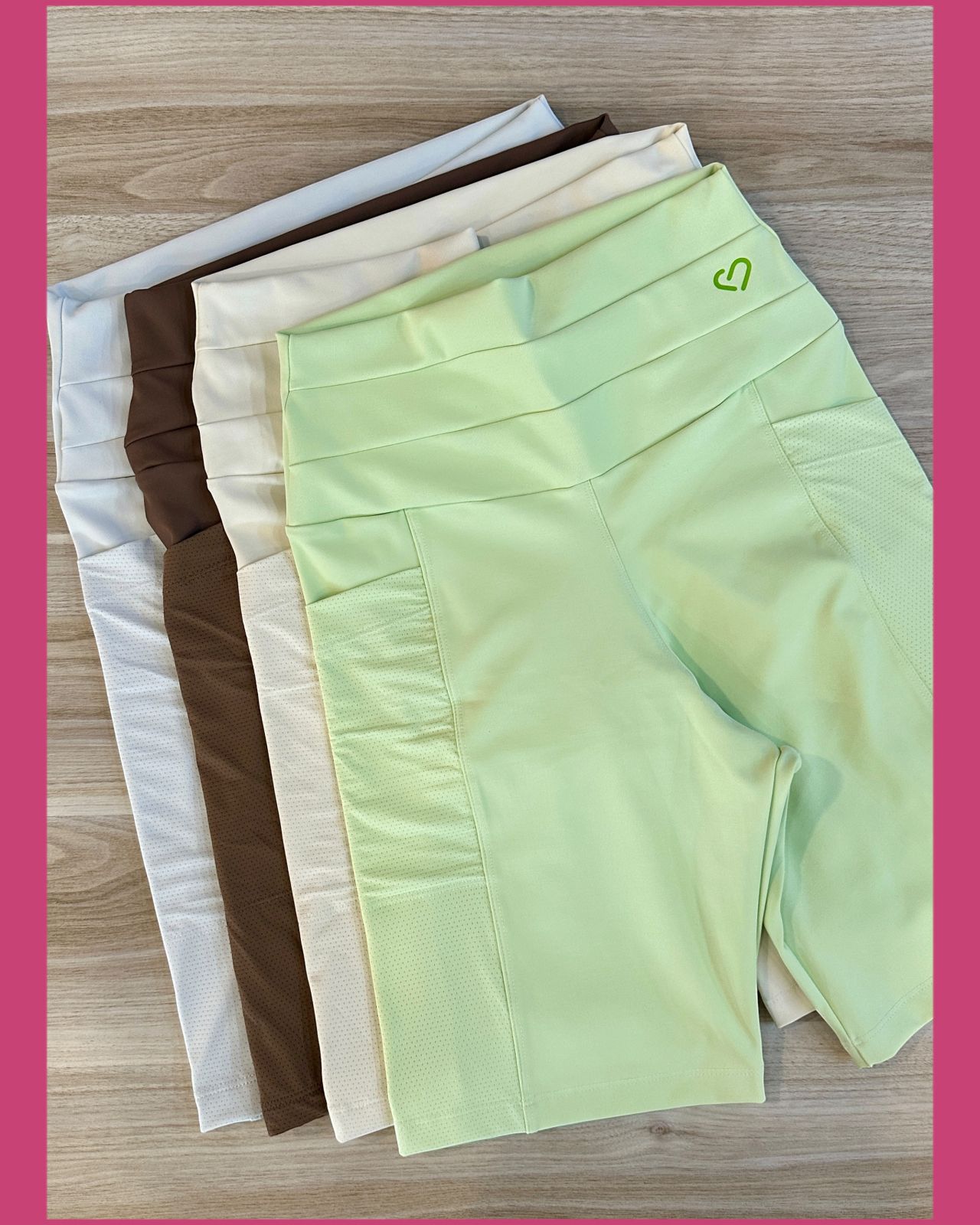 BERMUDA COM BOLSOS LATERAIS E DETALHES EM DRY FIT